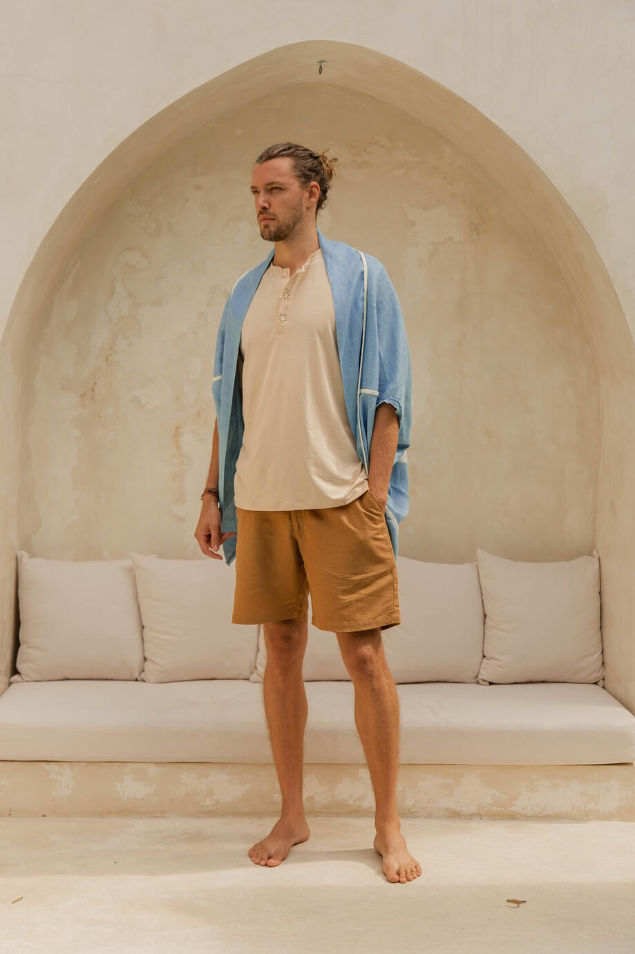 Pesca T'Shirt, Umburaia Outer Men & Rimba Short Pants